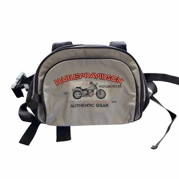 Harley-Davidson Authentic Gear Mini Backpack Sling Bag Gray main image 6